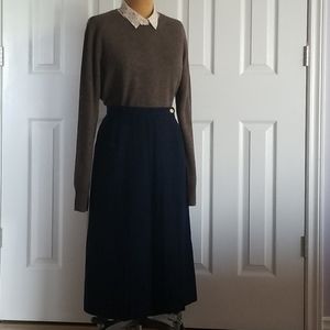 Wrap pleat skirt